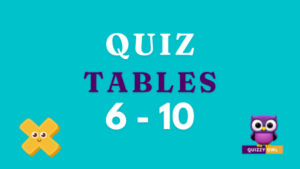 Times tables 6 to 10 quiz
